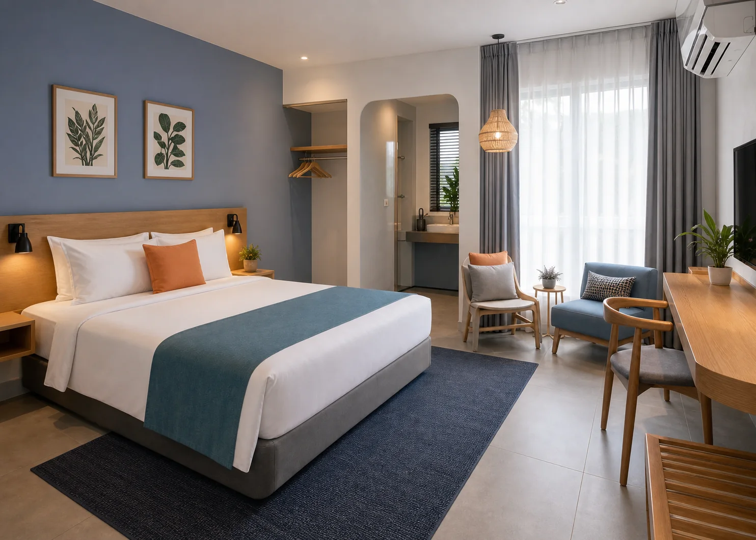 ห้องพักตัวอย่าง Garden Deluxe